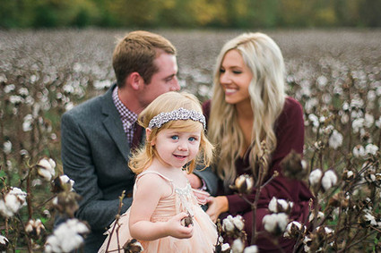 Cotton field family photos