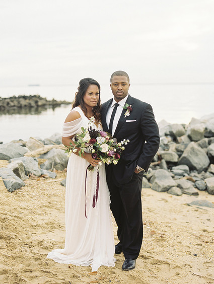 Romantic seaside wedding inspiration Inspiration
