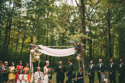 DIY woodsy wedding