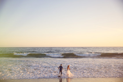 Beach anniversary shoot with kids by Max Wanger