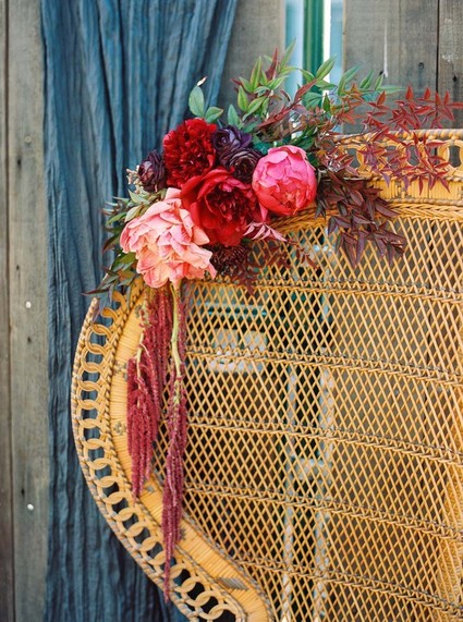 Fall wedding florals