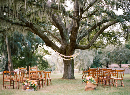 Vintage Flordia summer wedding