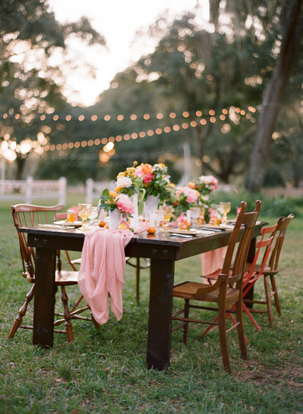 Vintage Flordia summer wedding