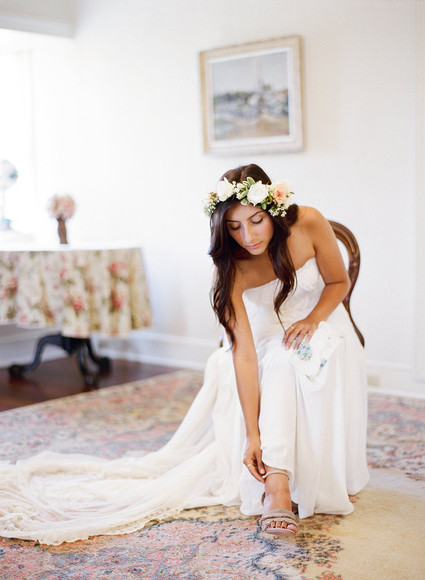 California garden wedding
