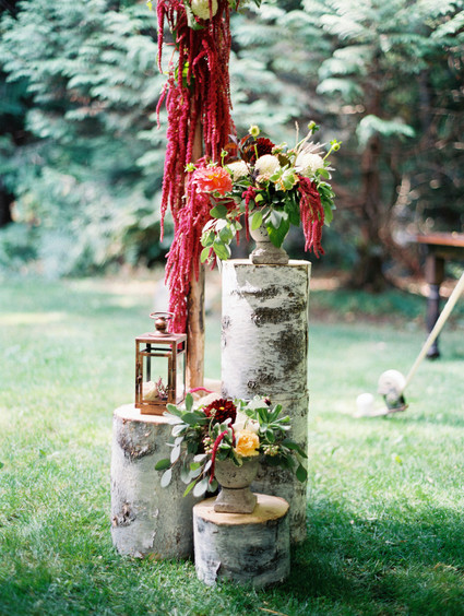 Bohemian wedding decor