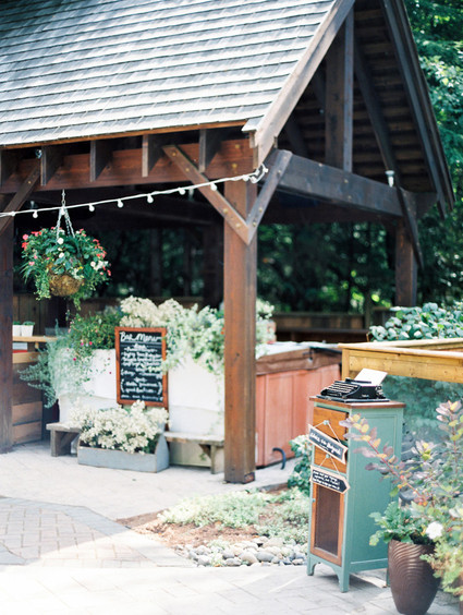 Backyard bohemian wedding