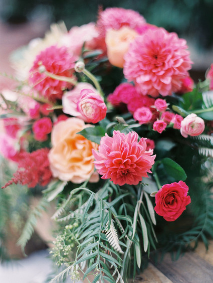 Spring wedding florals