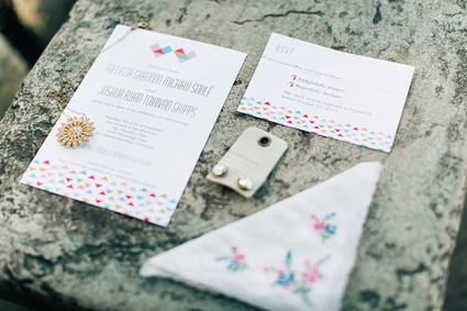 Colorful invitation suite