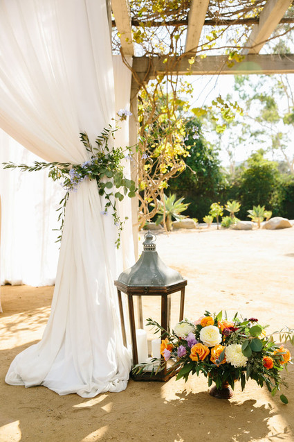 Spanish style wedding decor