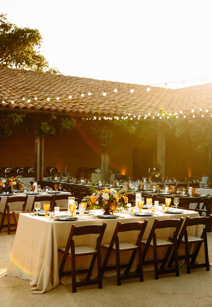 Spanish style wedding reception