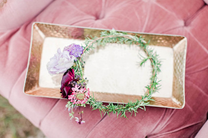 Bridal flower crown