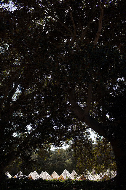 California glamping wedding