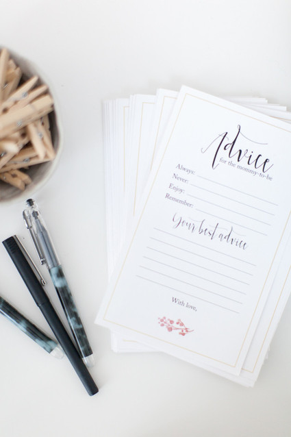 simple blush baby shower ideas Inspiration