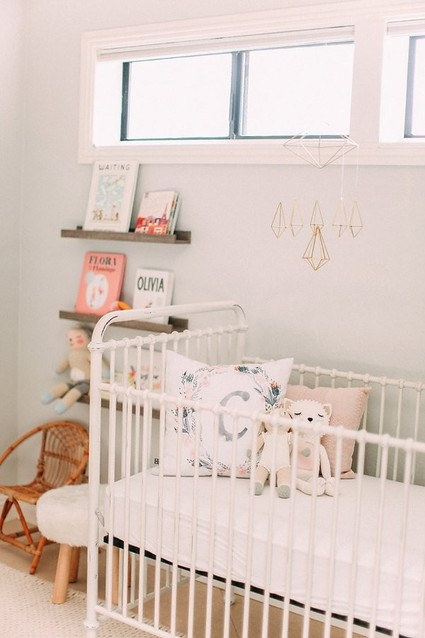 vintage french girls nursery