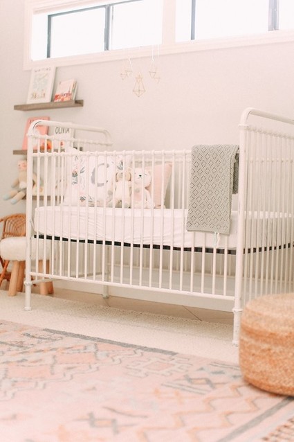 vintage french girls nursery