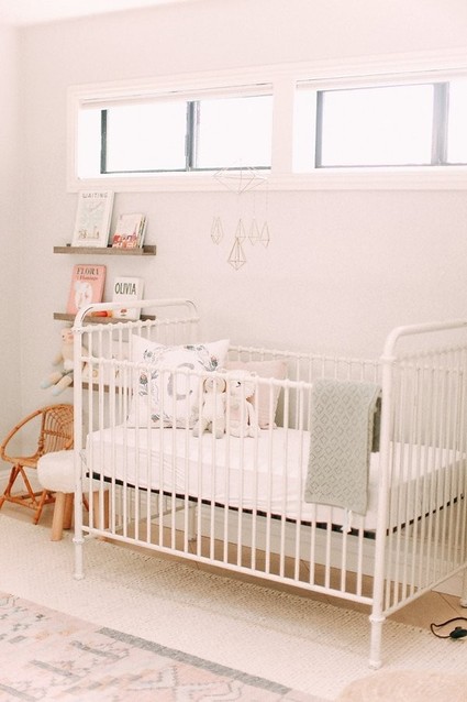 vintage french girls nursery