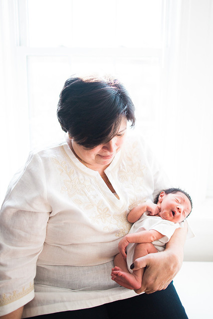 brooklyn newborn photos with grandma