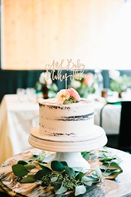 Semi-naked cake