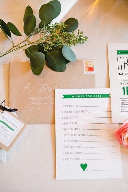 Baby shower invitations