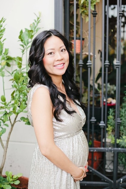 Baby shower maternity portraits