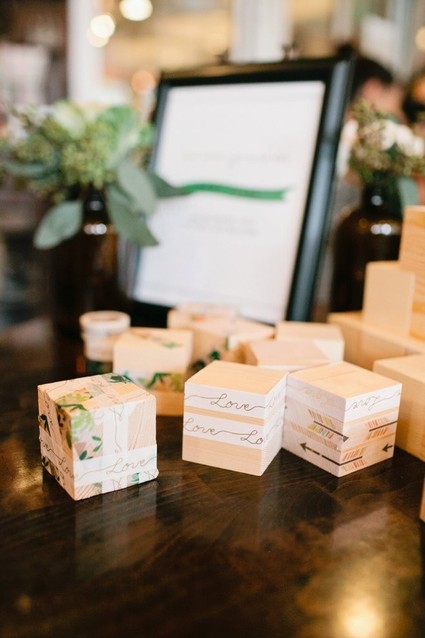 Baby shower blocks