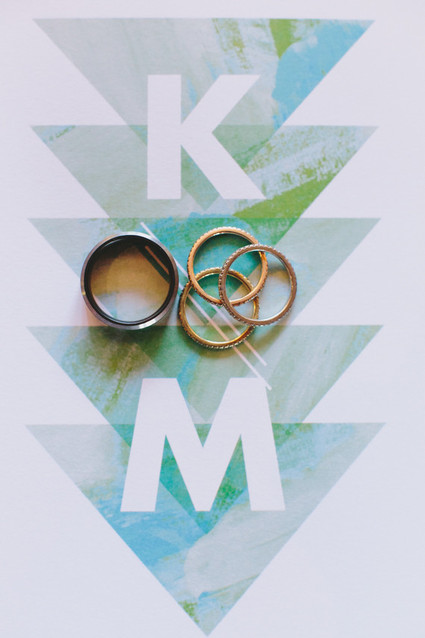 Modern wedding rings