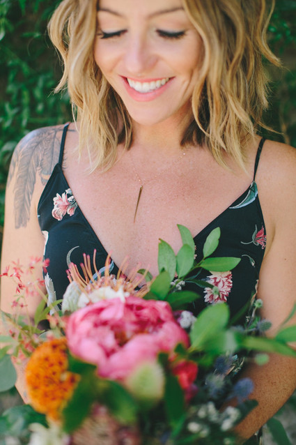 Floral bridesmaid dress