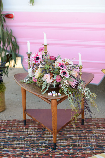 bohemian vintage camper party