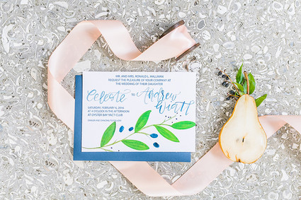 Spring wedding invitation suite