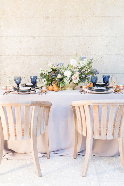 Spring wedding tablescape