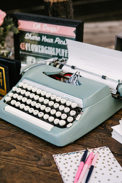 Vintage guestbook