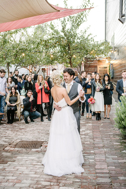 First dance portrait