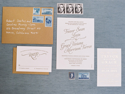 Wedding invitation suite