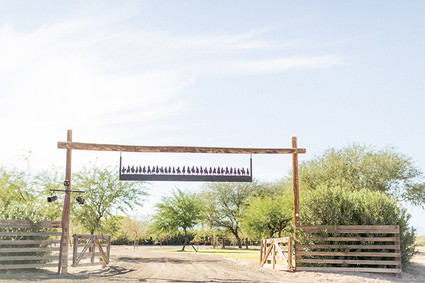 California desert wedding
