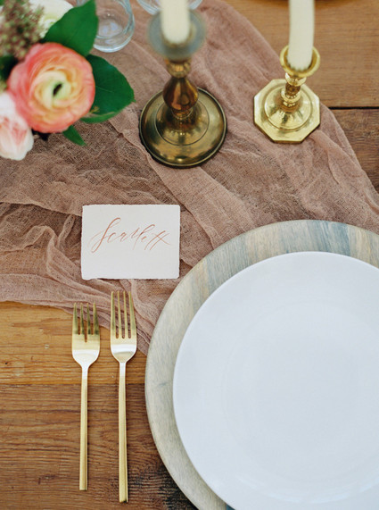 Calligraphy place card