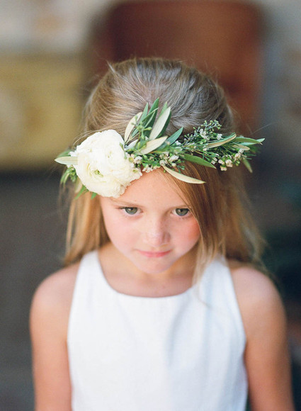 Flower girl portrait