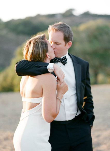 Romantic wedding portrait