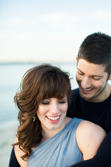 romantic coastal maternity photos