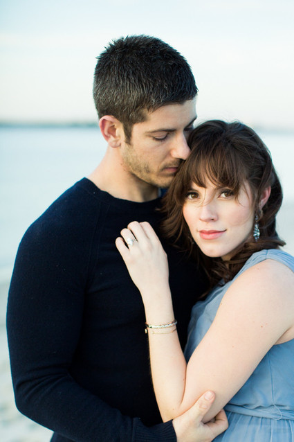 romantic coastal maternity photos