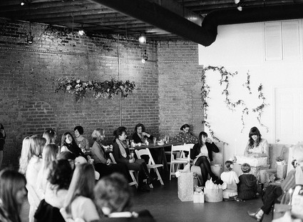 Romantic winter baby shower