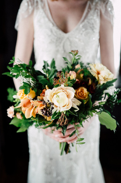 Winter bridal bouquet