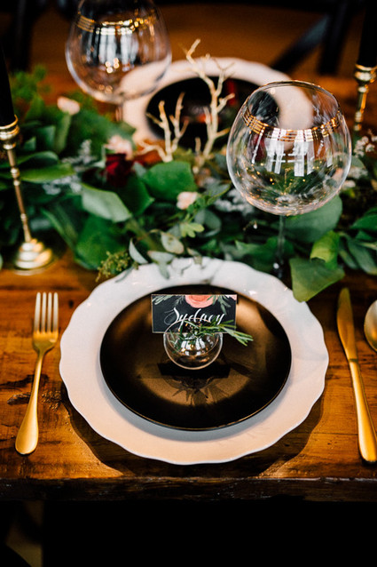 Vintage winter wedding inspiration