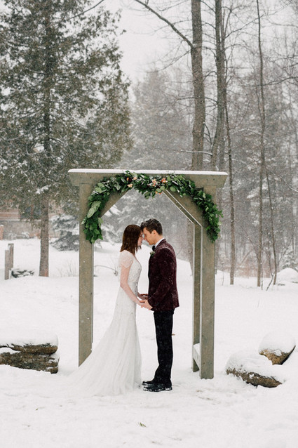 Vintage winter wedding inspiration Inspiration