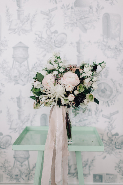 Winter bridal bouquet