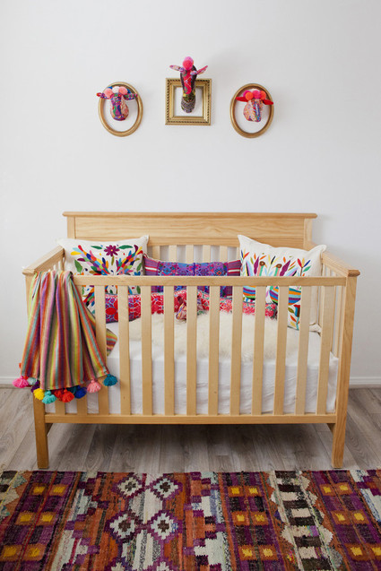 Modern folk art nursery design