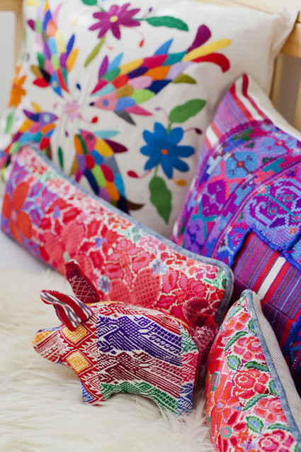 Modern folk art nursery design