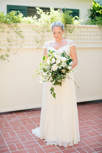 Green and white bouquet
