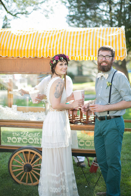 Vintage popcorn station