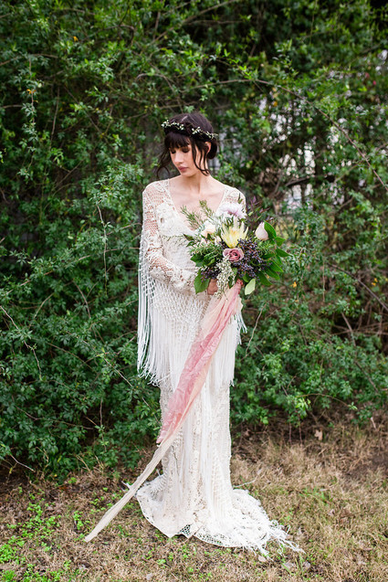 Bohemian wedding dress