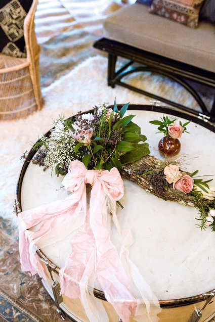 Bohemian wedding decor